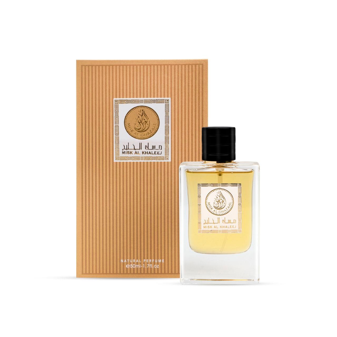 Misk Al Khaleej perfume with dates, white musk , and vanilla note from Gazaal Store