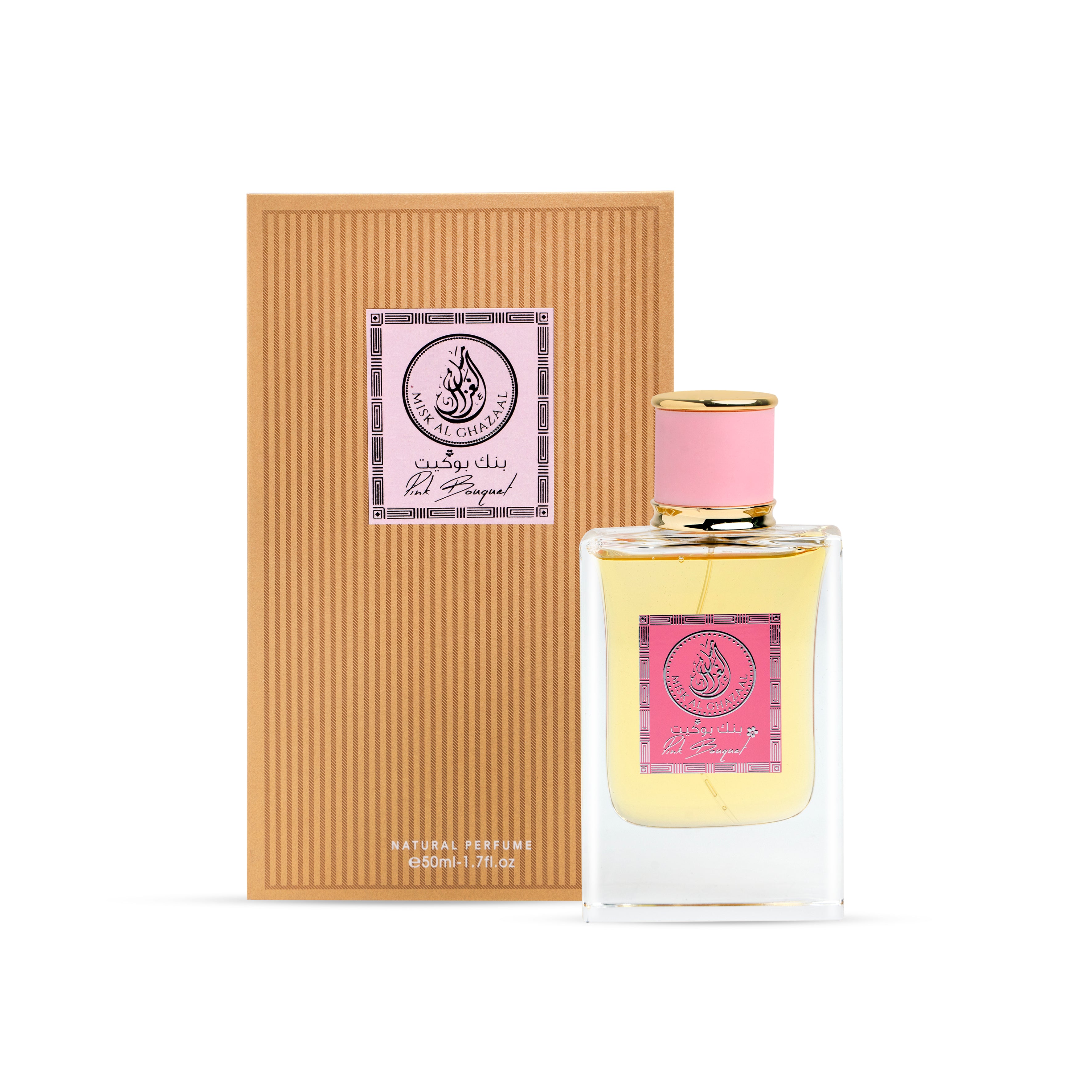 Pink Bouquet perfume with cashmeran, white flower, amber, agarwood note from Gazaal Store